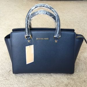 Saffiano satchel Michael Kors bag