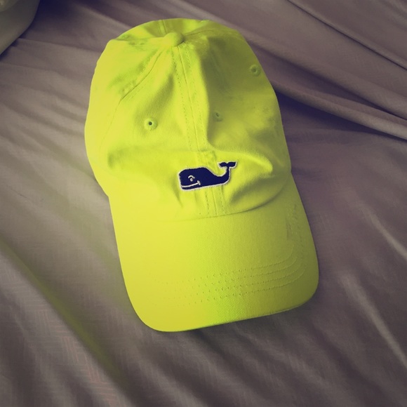 vineyard vines accessories neon yellow hat poshmark