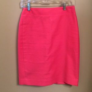 J. Crew Hot Pink Number 2 Pencil Skirt