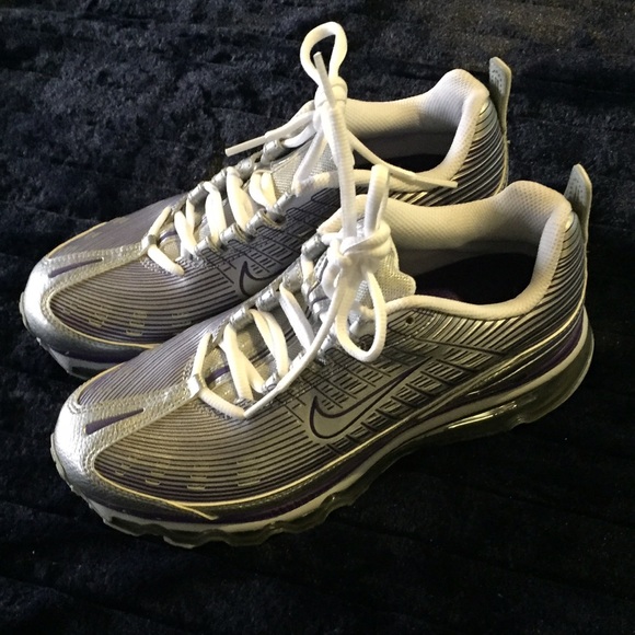 Nike air max purple & silver