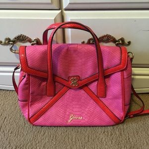 Guess pink bag