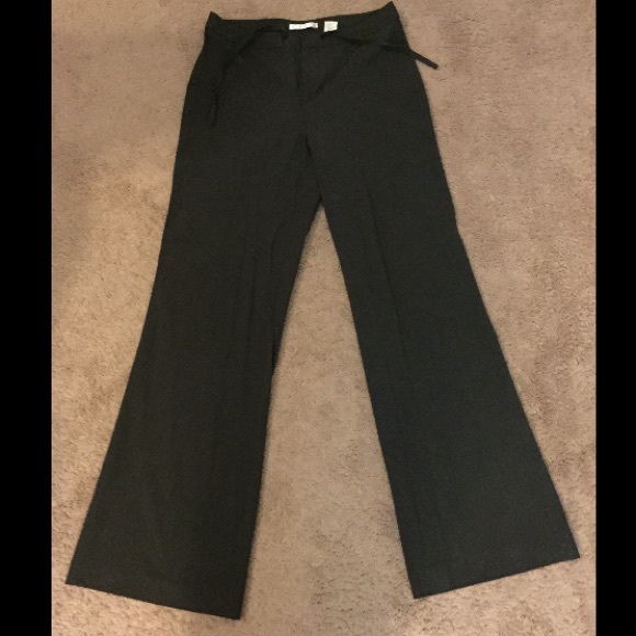 Basic Dark Heather Gray Slacks