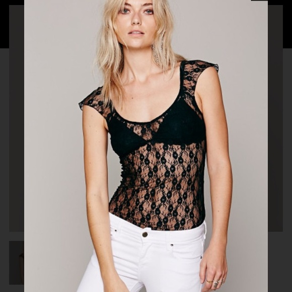 Intimately free people allover lace cami