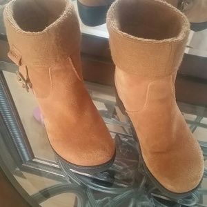 Crocs boots rust orange color