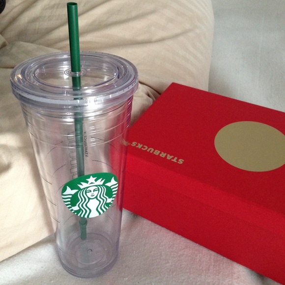 Starbucks Large Clear Tumbler