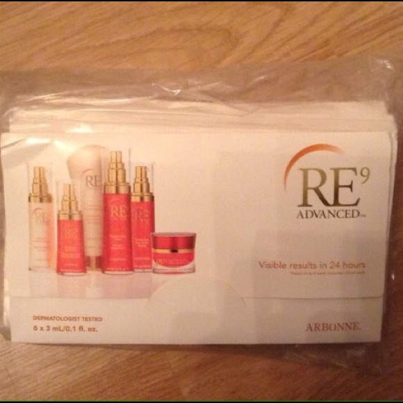 Arbonne RE9 advanced facial sample kit
