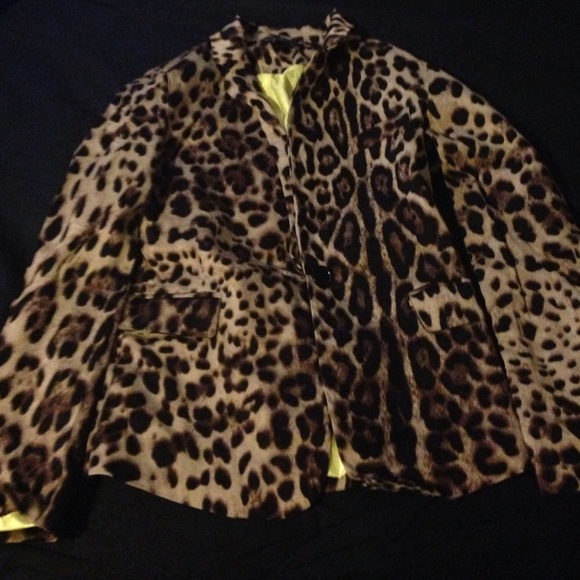 Cheetah print blazer - Picture 1 of 1