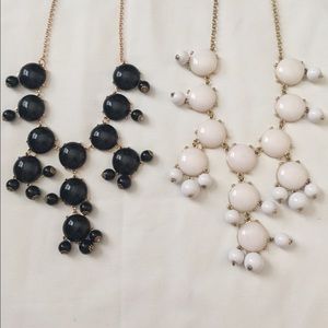 Black and White Bubble Necklaces