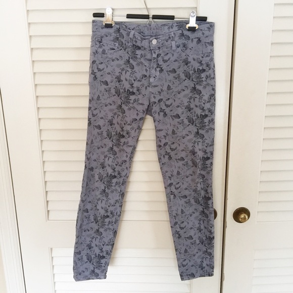 J Brand floral ankle jeans - gorgeous pattern!