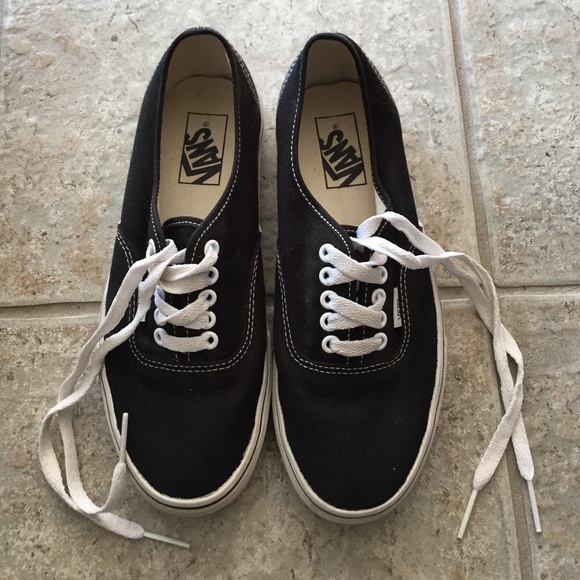Vans black sneakers