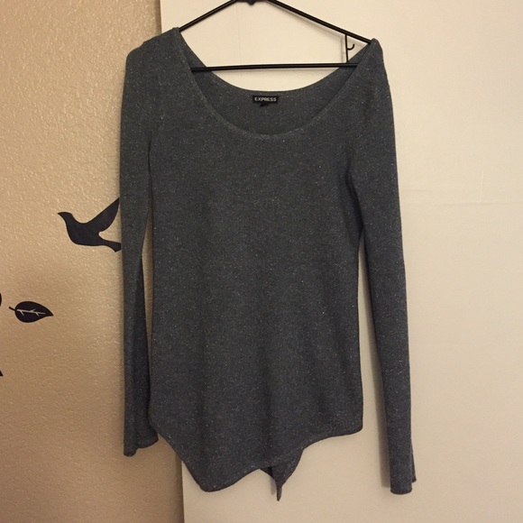 Express grey and silver sweater