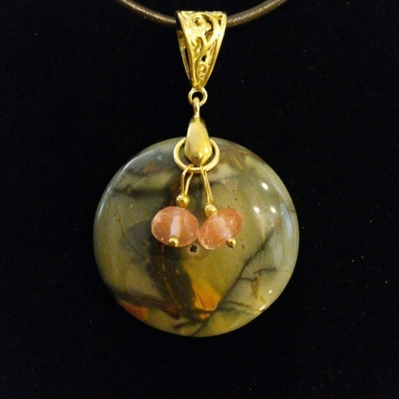 Natural Earth Stone Necklace