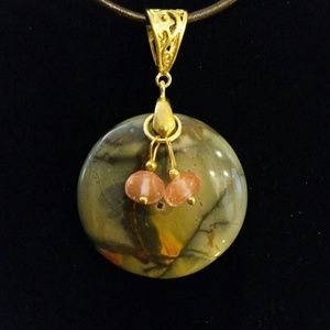 Natural Earth Stone Necklace