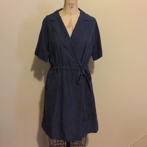 Marc by Marc Jacobs Stevie Silk Wrap Dress M