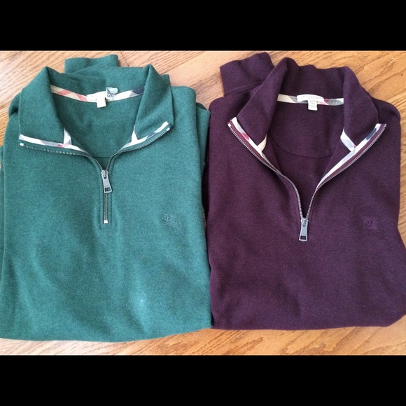 Two Men's Burberry Pullovers size XXL