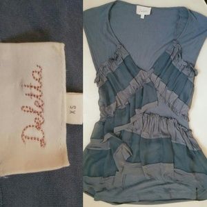 🔹TAKING BEST OFFER TODAY! Ruffle Deletta V Top