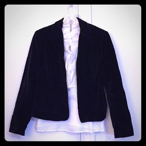 🍃2.HP🍃 Black Velvet Blazer with Pockets