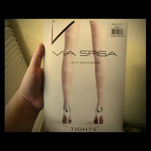 Via Spiga Lace Tights
