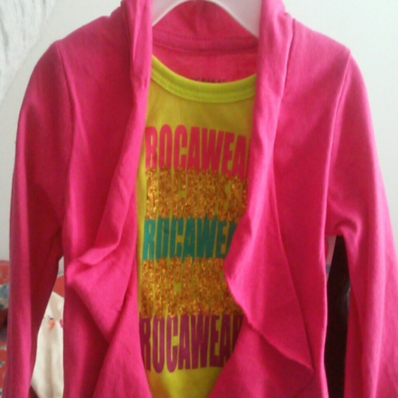 Girl's 2-Piece Jeans and Cardi