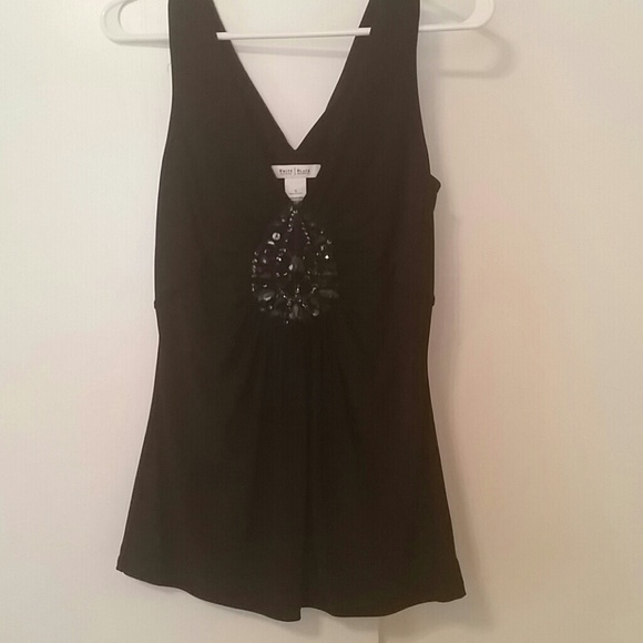 Sequin jersey top