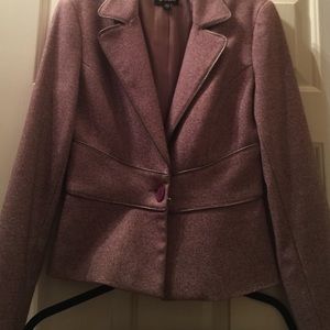 Bebe light purple jacket and matching pants