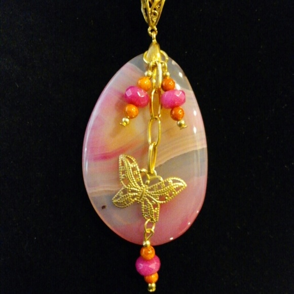 HOST PICK!! Natural Earth Stone Necklace