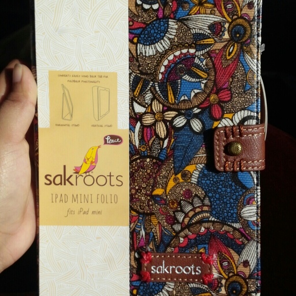 Sakroots ipad mini folio case stand
