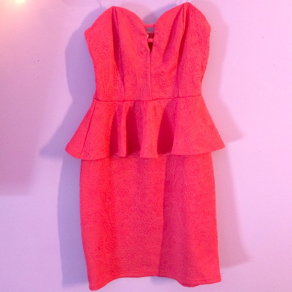 Charlotte Russe peplum dress