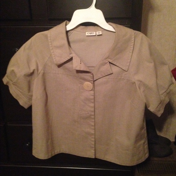 Beige 3/4 length jacket