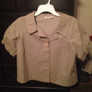 Beige 3/4 length jacket