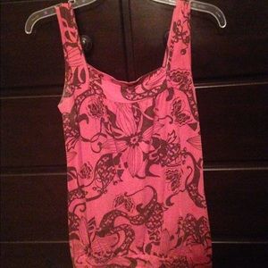 Dark Salmon tank