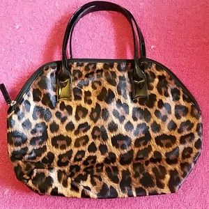 Cheetah print handbag