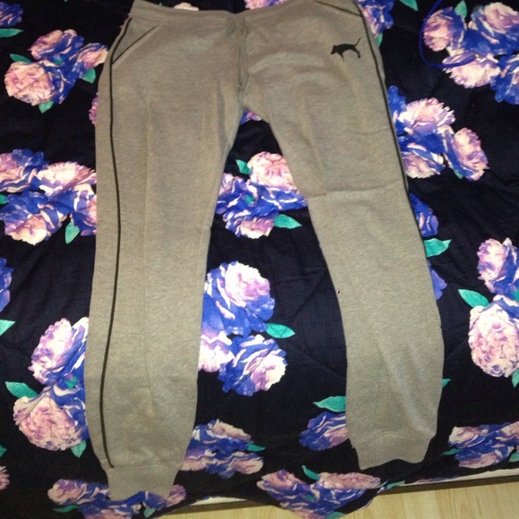 PINK collegiate sweatpants