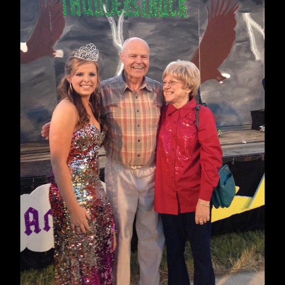 Sequins Fitted PINK Ombre Prom Formal Dress Gown - Picture 2 of 4