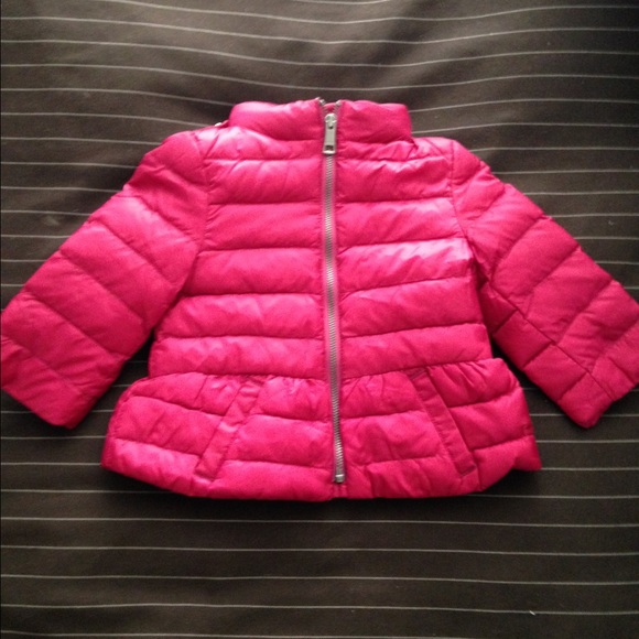 100% Authentic Burberry Hot Pink Puffer Jacket