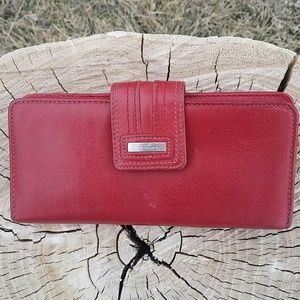 Kate Landry red wallet