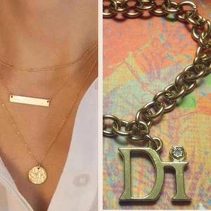 ❤️ BUNDLE ❤️ layered necklace and Di Bracelet