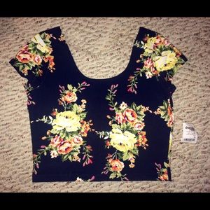 Charlotte Russe: Floral Crop Top.