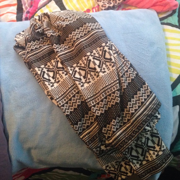 Sweater material leggings