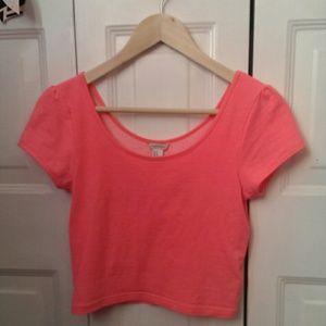 Pink Crop Top