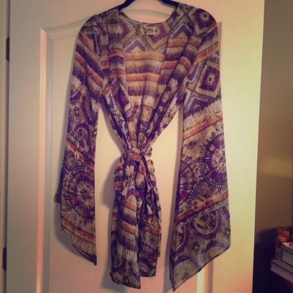 Show Me Your Mumu Kimono Wrap Dress