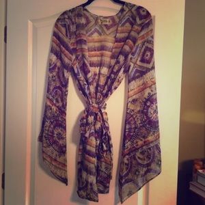 Show Me Your Mumu Kimono Wrap Dress