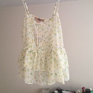 Floral Chiffon Top