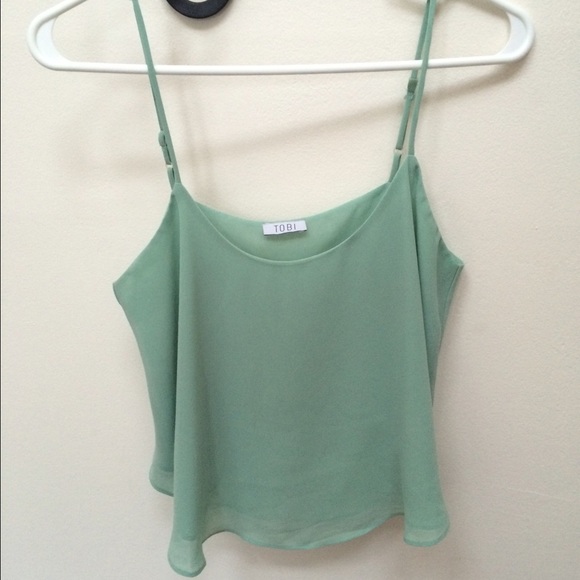 Urban Outfitters Tops - Teal crop top (NWOT)