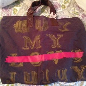 Unique juice couture tote bag