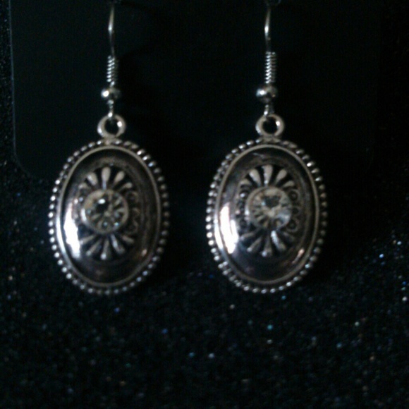 Rhinestone earrings