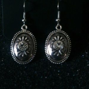 Rhinestone earrings