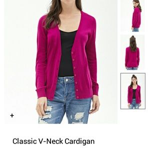 Pink Forever 21 Cardigan