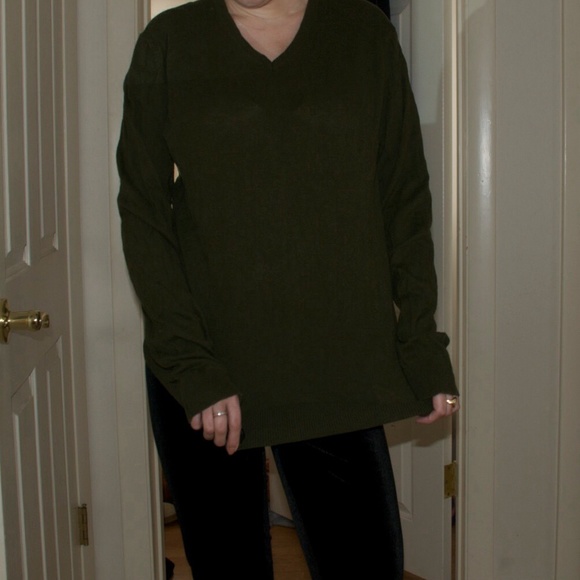Green Boyfriend Sweater