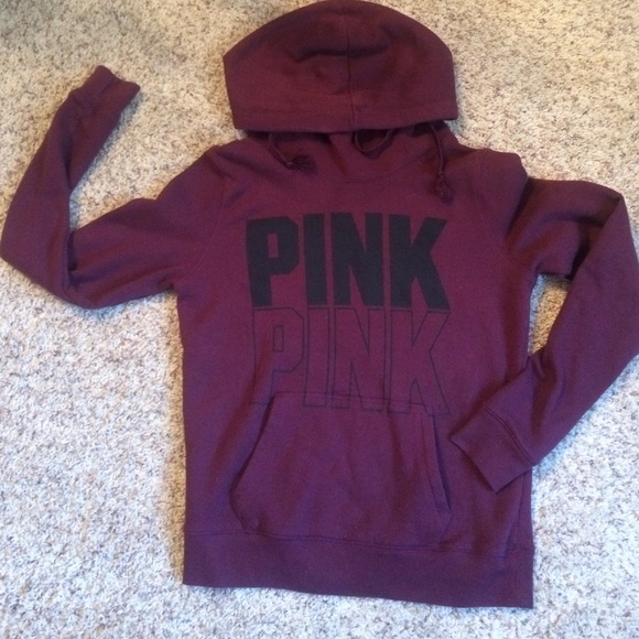 Very comfortable maroon hoodie.